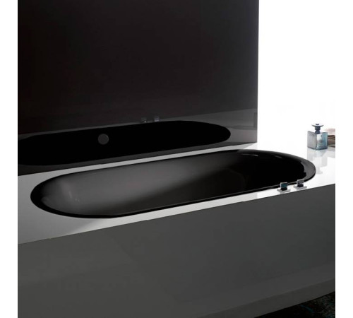 Ванна встраиваемая Bette BetteLux Oval 190x90x45 см черный матовый 3467-035 PLUS