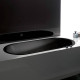 Ванна встраиваемая Bette BetteLux Oval 190x90x45 см черный матовый 3467-035 PLUS