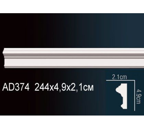 Молдинг Perfect AD374 полиуретановый 35х18х2440 мм AD374