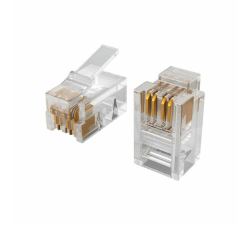 Коннектор ectoControl 4P4C RJ11 10 шт. ec01062