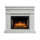 Портал для электрокамина Firelight Bricks 30 камень белый белая эмаль НС-1277348