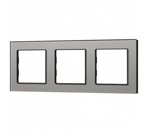 Рамка на 3 поста Arlight GLARE 043801