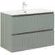 Тумба под раковину Aquanet Джейн 90 (Flat) мисти грин 00335435