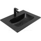 Раковина-столешница Aquanet Flat 60 черный матовый 00329253