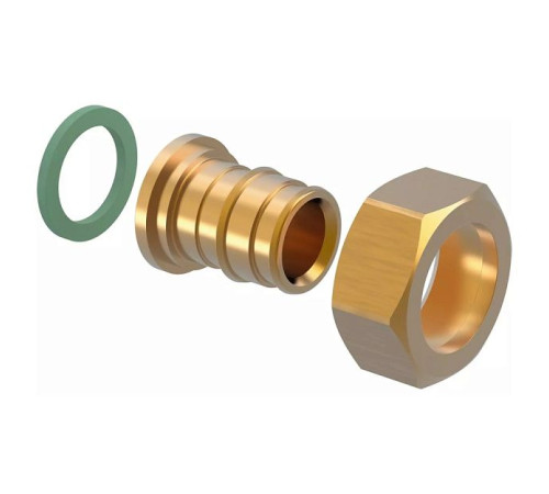 Штуцер с накидной гайкой Uponor Q&amp;E 25-1 НГ 1023018