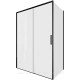 Душевое ограждение Aquanet Pleasure Evo 1400х800 мм черный анод AE65-140x80-BT