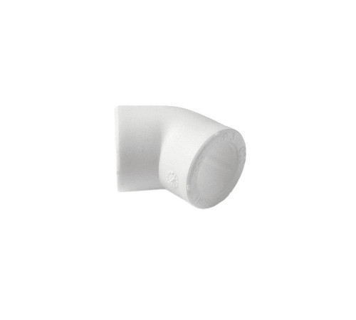Угольник PRO AQUA PP-R 45° 75 мм Белый PA13520P