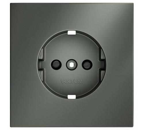 Накладка для розетки с заземлением и со шторками Voltum S70 VLS000706
