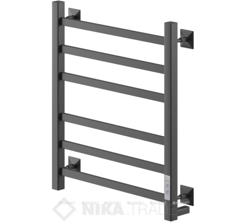 Полотенцесушитель электрический Ника STEP-1 60/50 (U) черный матовый RAL 9005 00325252