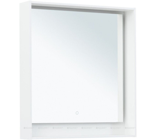 Зеркало Aquanet Милан 80 LED белый глянец 00306384