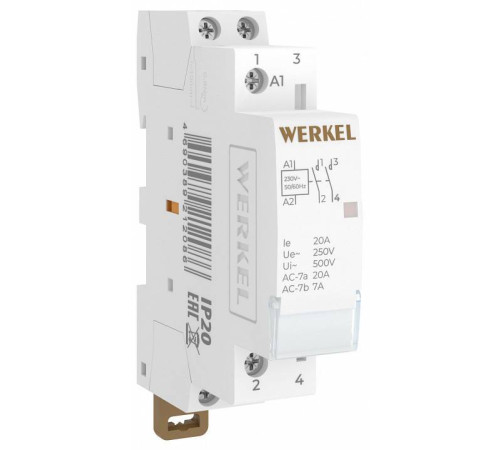 Контактор одномодульный Werkel Контакторы W941M20O