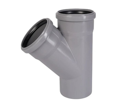 Тройник для внутренней канализации Ostendorf HT HTEA 125/125/45° 116200