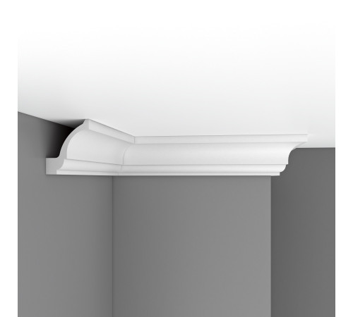 Плинтус потолочный гладкий DECOMASTER DT-85606 полиуретан 115х142х2400 мм DT-85606