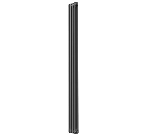Трубчатый дизайн-радиатор Royal Thermo Insignia VC2180 6 секций нижнее подключение Anthracite НС-1753020