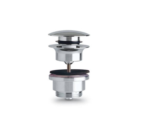 Донный клапан нажимной Newform Accessori Stop&amp;Go для раковин с/без перелива 15-67 мм хром 230.21.018