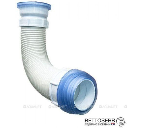 Гофра для унитаза Bettoserb d80-110 мм белая 140501