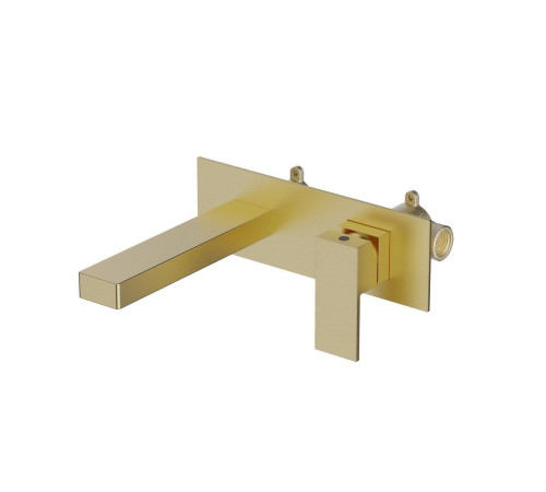 Смеситель для раковины встроенный Timo Selene 2071/17SM золото матовое 2071/17SM