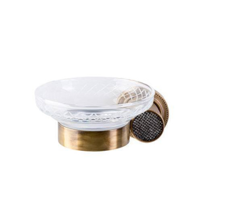 Мыльница подвесная Boheme Royal Cristal бронза 10923-BR