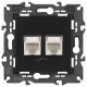 Розетка Ethernet RJ-45 без рамки Эра Эра Elegance 14-3108-05