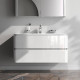 Тумба под раковину подвесная AM.PM Inspire V2.0 100 см белый глянец M30FHX1002WG