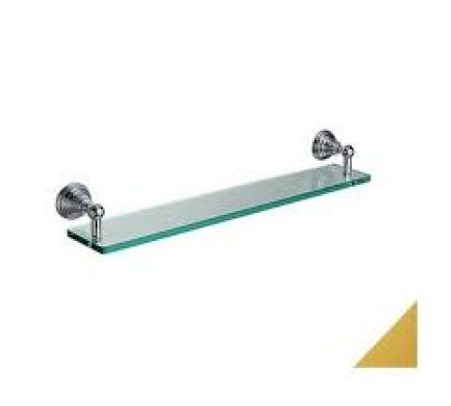 Полка для ванной хрустальная Art&amp;Max Crystal 60 см золото CA 113.52