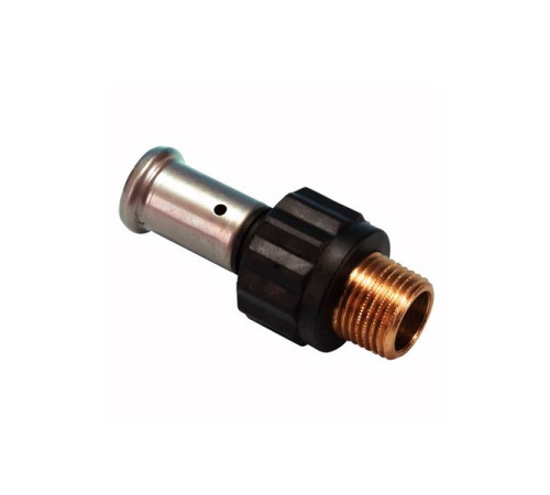 Муфта пресс ПВДФ HENCO с наружной резьбой 26x3/4 17PK-2605