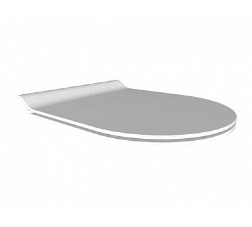 Сиденье для унитаза GSI Spares 455х365 мм Slim Soft Close белый матовый MS86CSN09_УЦ/2