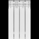 Радиатор биметаллический STOUT TITAN 500 4 секции нижнее подключение RAL 9016 SRB-3310-050004