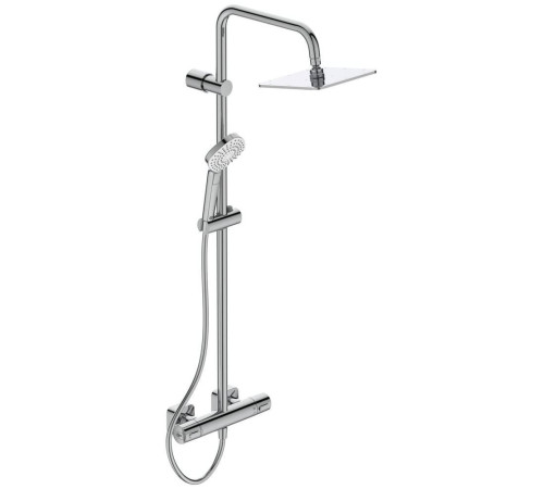 Душевая система с термостатом Ideal Standard Idealrain Cube Evo 200/100 мм A6985AA