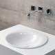 Раковина встраиваемая Bette Lux Oval Couture 50х50х10 см 1 отв. белый A220-000 HLW1