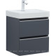 Тумба под раковину Aquanet Вега 50 2 ящика маренго 00329588