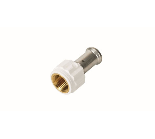 Муфта-пресс Henco ВР 16x1/2 внутренняя резьба белая 18PKW-1604