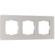 Рамка из стекла на 3 поста Senso дымчатый soft-touch W0033117