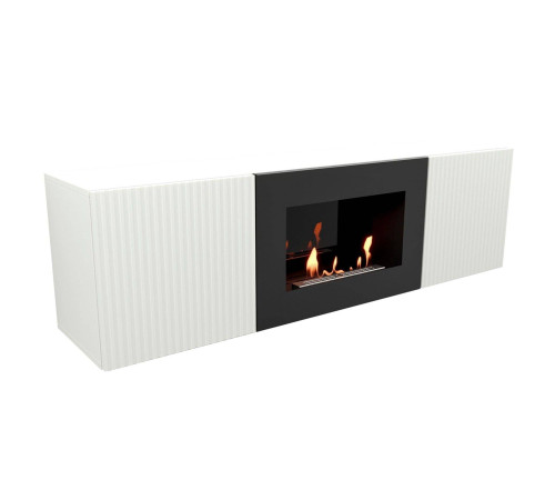 Тумба с биокамином Firelight BFP/P-1400L белая 1595752