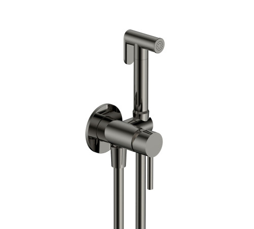 Комплект гигиенического душа AQUAMERIT Siena скрытый монтаж оружейная сталь AQM6217GM