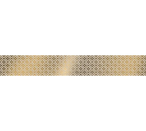 Бордюр стеклянный Cersanit Universal Glass желтый 4.8x60 см UG1A061