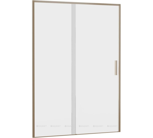 Душевая дверь в нишу Aquanet Pleasure Evo 1400 мм золотой никель Easy Clean AE65-N140-GBT