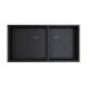 Кухонная мойка Omoikiri Taki 85-2-LB-U/IF Side-GB 85x44 см графит 4997039