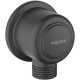 Шланговое подсоединение Aquatek КЛАССИК матовый черный AQ2461MB