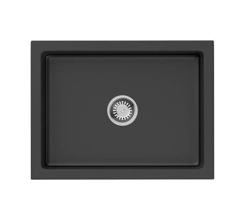 Кухонная мойка Omoikiri Mikura 61-BL Natceramic 61x46 см черная 4997069