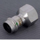 Муфта переходная пресс-В Viega Sanpress Inox нержавеющая сталь 18x3/4 436605