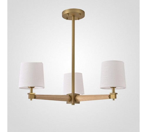 Люстра на штанге ImperiumLoft Jorgenson White/Light wood STAVRA01