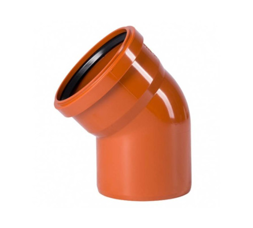 Отвод канализационный Ostendorf KG 160x45° 222220
