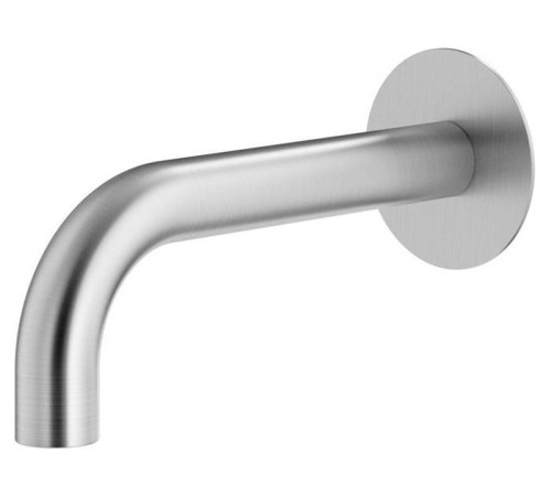 Излив для ванны настенный Plumberia Selection IXO 21 см хром брашированный SPT0058CS