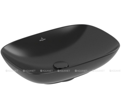 Раковина накладная Villeroy &amp; Boch Loop &amp; Friends 560x380 мм Ebony 4A4900S5