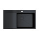 Кухонная мойка Omoikiri Akisame 86-R Side-GB 86x51 см нержавеющая сталь графит 4997044