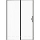 Дверь в нишу Allen Brau Priority 1400 мм стекло Optiwhite черн. браш. алюминий 3.31012.BBA