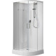 Душевая кабина Aquanet Passion EVO R 90 900x900 мм 1/4 круга WHITE Набор 1 00267252