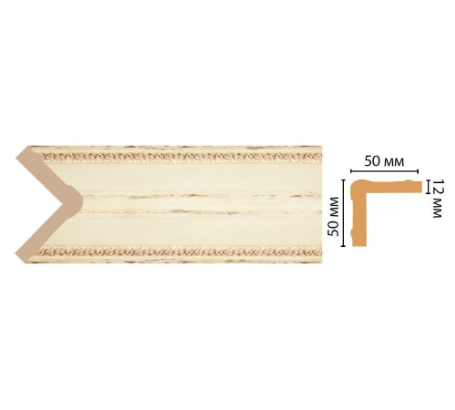 Угол декоративный DECOMASTER 142-1028 50x50x2400 мм 142-1028