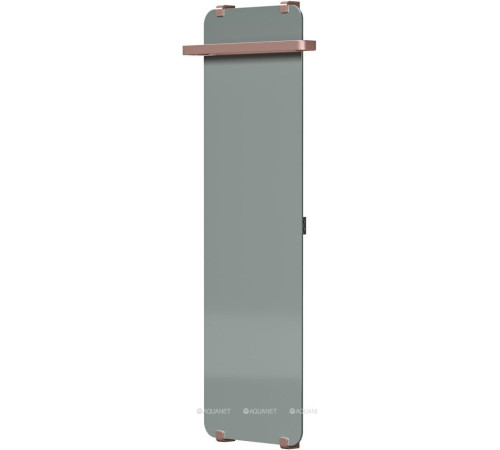 Полотенцесушитель Allen Brau INFINITY 1400х440 мм зеркало с рейлингом 2.0 и креплением медь браш 00325653